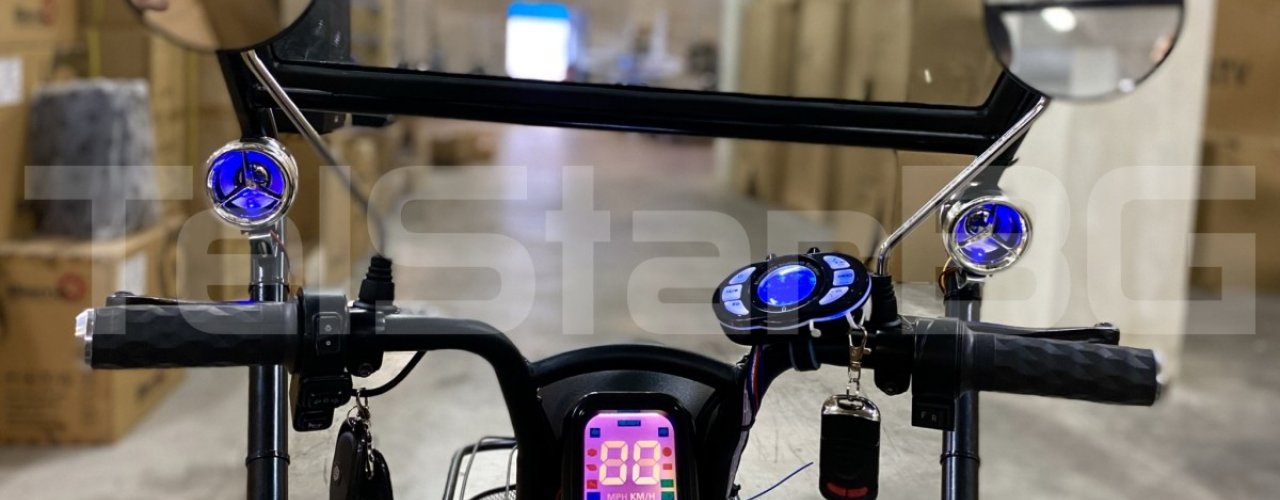 Соларна триместна КАРГО електрическа триколка с покрив TS-302 MAXI SOLAR 2000W 60V 38Ah