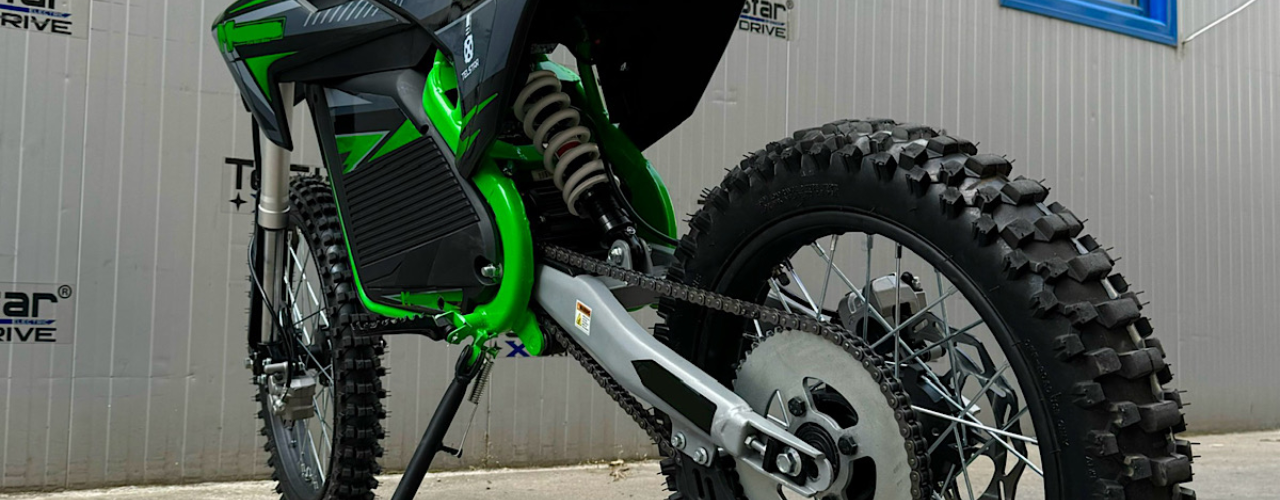 Електрически кросов мотор / Electric Cross Enduro TelStar LIGHT BEE 72V 5000W