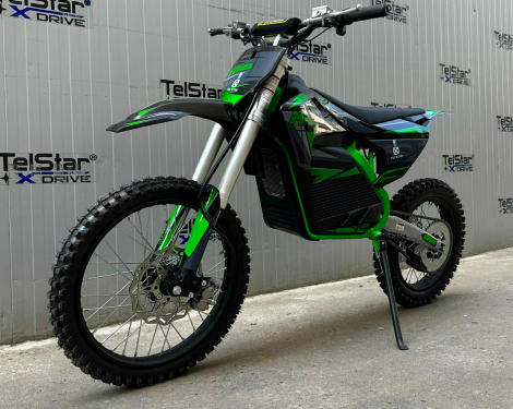 Електрически кросов мотор / Electric Cross Enduro TelStar LIGHT BEE 72V 5000W