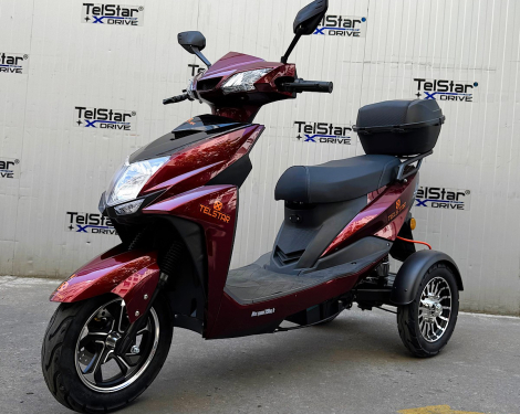 Електрическа триколка TS-350-8 60V 23Ah 2000W Нов модел 2025