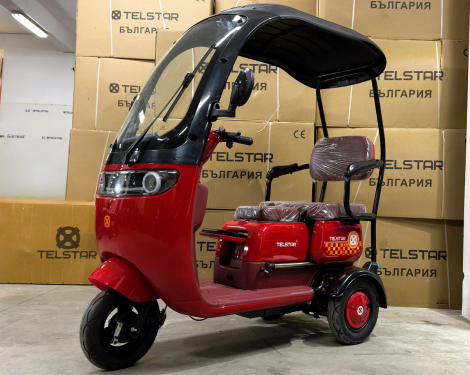 Триместна електрическа триколка TS 350-7 ROOF 2000W 25Ah
