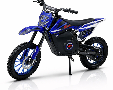 Детски електрически кросов мотор X-TREM Kid Ktm Style TELSTAR 1200W 36V 12Ah нов модел