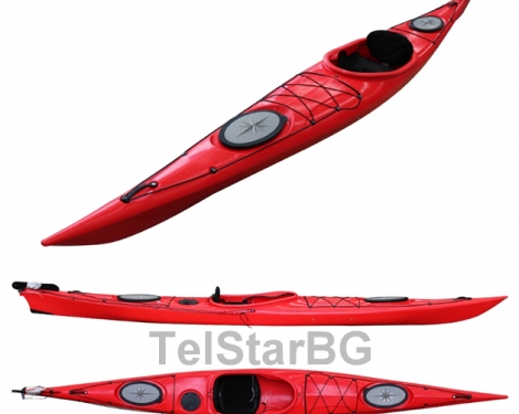 Едноместен туристически спортен кану каяк SEMIK