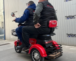 Електрическа триколка 2+1 750.2 Тип VESPA STYLE с диференциал Нов модел снимка 130