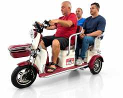 Карго четириместна електрическа триколка TELSTAR CITY 1500W – нов модел 2026 снимка 326