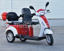 Двуместна електрическа триколка TS-400 2000W 20Ah с CE сертификат снимка 73